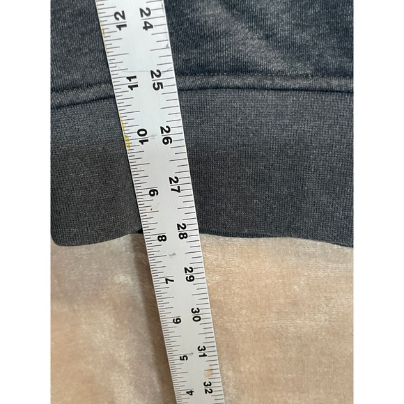 Orvis Quarter Snap‎ Pullover Sweater Mens Medium M Gray Mock Neck Casual - Picture 6 of 9